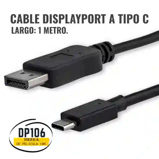 Cable Tipo C A Displayport – 1 Metro
