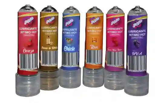 Lubricante Intimo Mini Hot Comestiblete Disfrutate X 8m