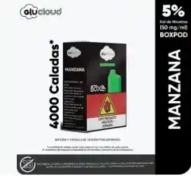 Glucloud Vapeador Box Pod Manzana 4000 Puff 5% Nicotina