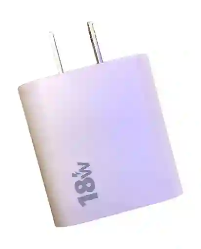 Adaptador Cargador 18 W Usb Y Tipo C Blanco
