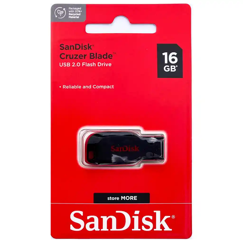 Memoria Usb Sandisk Cruzer Blade 16 Gb