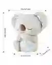 Peluche Koala Que Respira Tranquiliza Antiestres Gris
