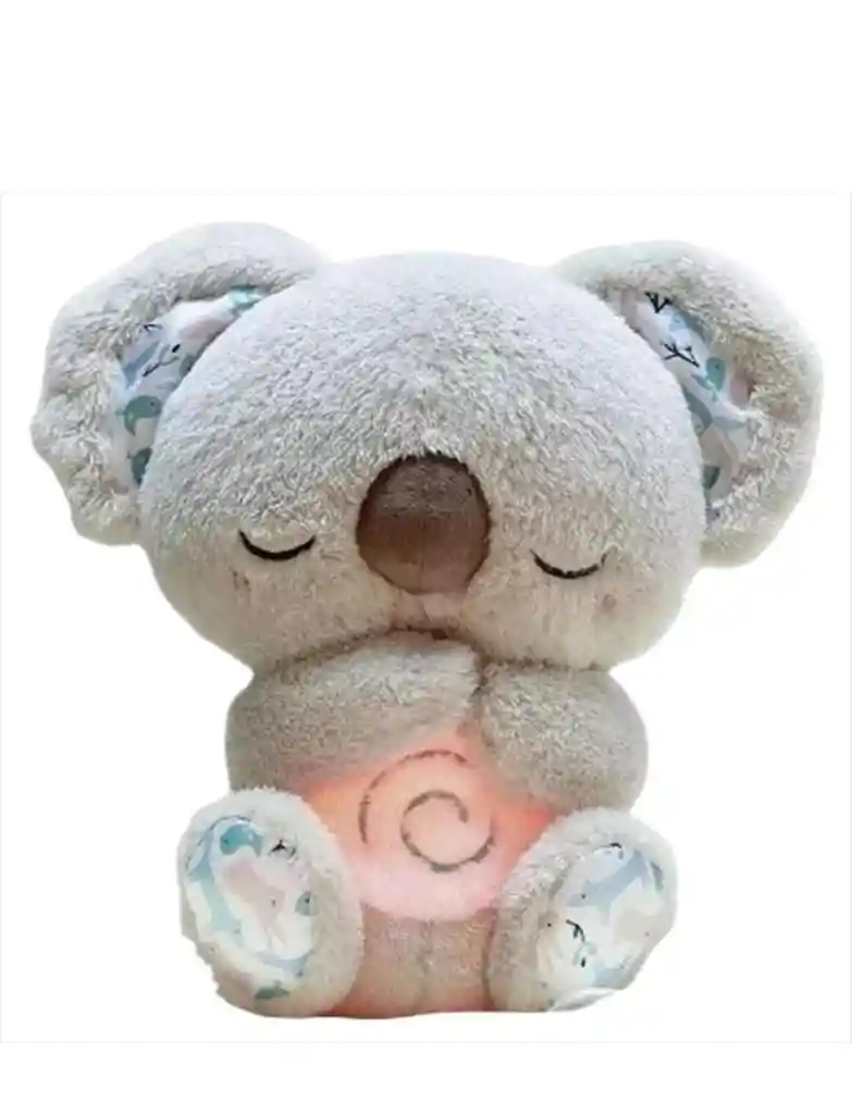 Peluche Koala Que Respira Tranquiliza Antiestres Gris