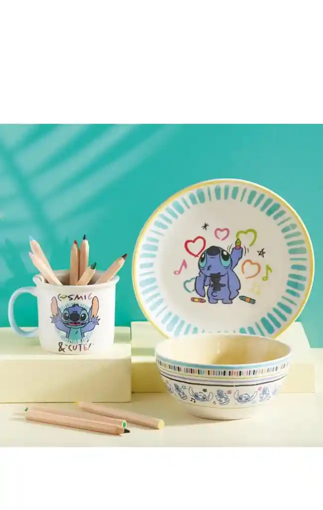 Set Desayuno 280cc Stitch Corona Sl1132161803