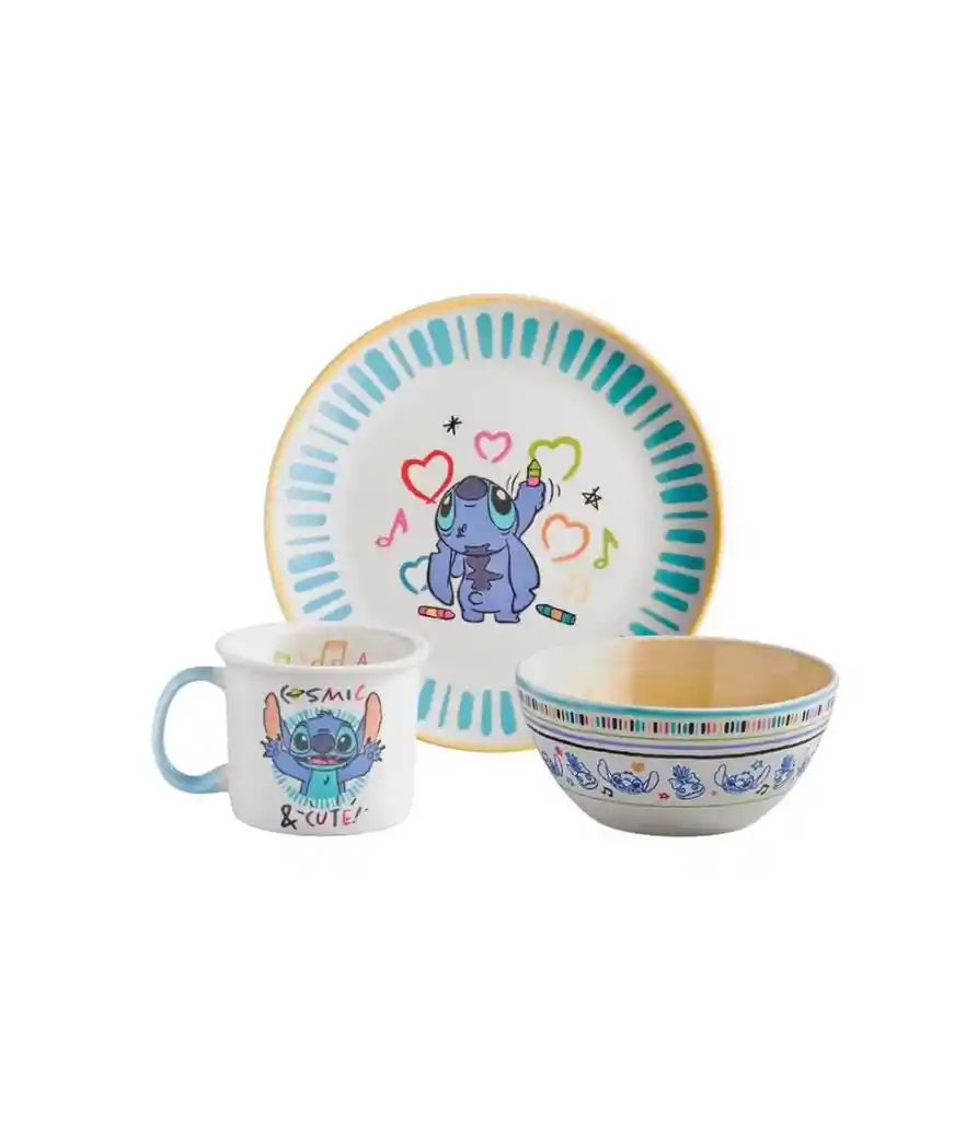 Set Desayuno 280cc Stitch Corona Sl1132161803