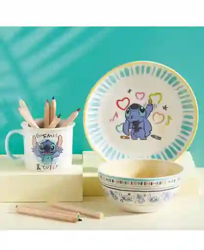 Set Desayuno 280cc Stitch Corona Sl1132161803
