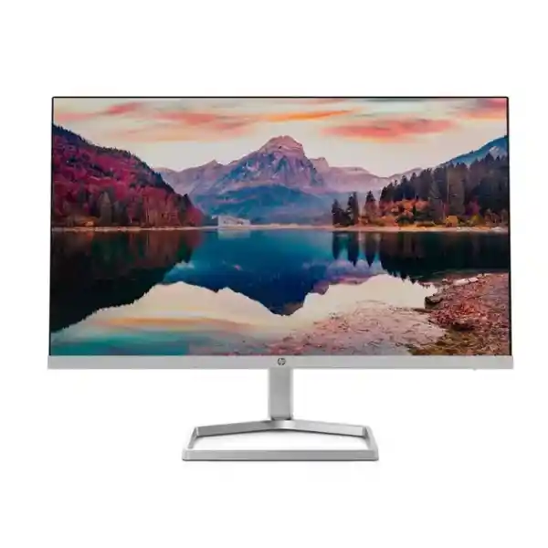 Monitor Hp M22f 21.5" Res. Fhd (1920 X 1080) Tasa 75 Hz, Color Gris (bordes Infinitos, Base Metálica