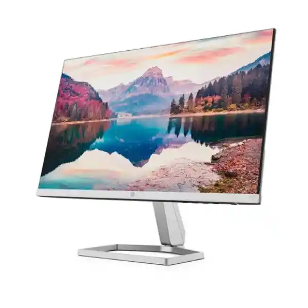 Monitor Hp M22f 21.5" Res. Fhd (1920 X 1080) Tasa 75 Hz, Color Gris (bordes Infinitos, Base Metálica
