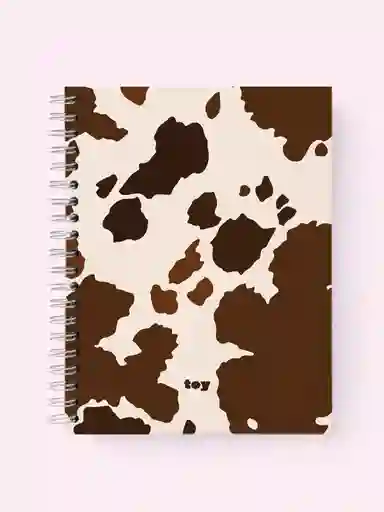 Notebook Cow Print Cuadriculado