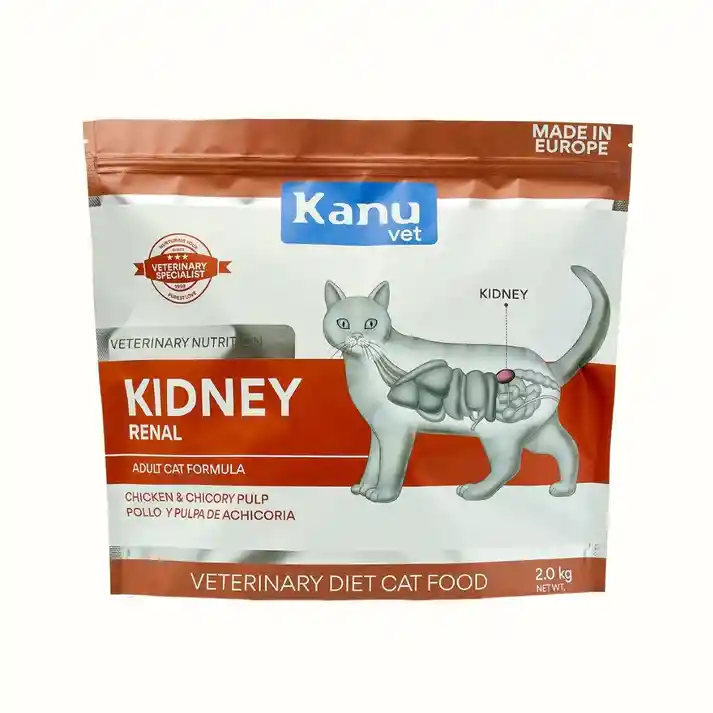 Alimento Medicado Kanu Vet Renal Para Gato Adultos