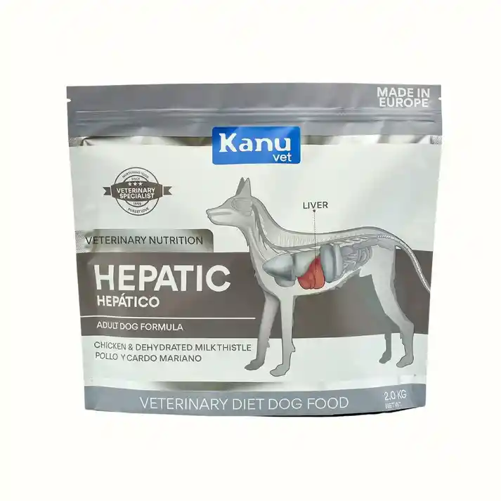Alimento Medicado Kanu Vet Hepático Para Perro Adultos
