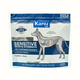 Alimento Medicado Kanu Vet Piel Y Estómago Sensible Para Perro Adultos