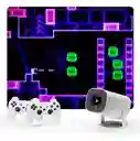 Proyector Smart Android 2 En 1 Emulador De Juegos Inalambrico