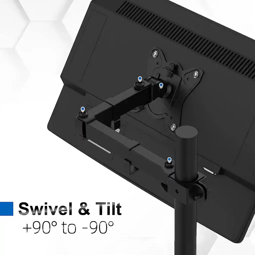 Soporte Base De Escritorio Móvil Para Monitor Pc 13 22 27 29 32 34
