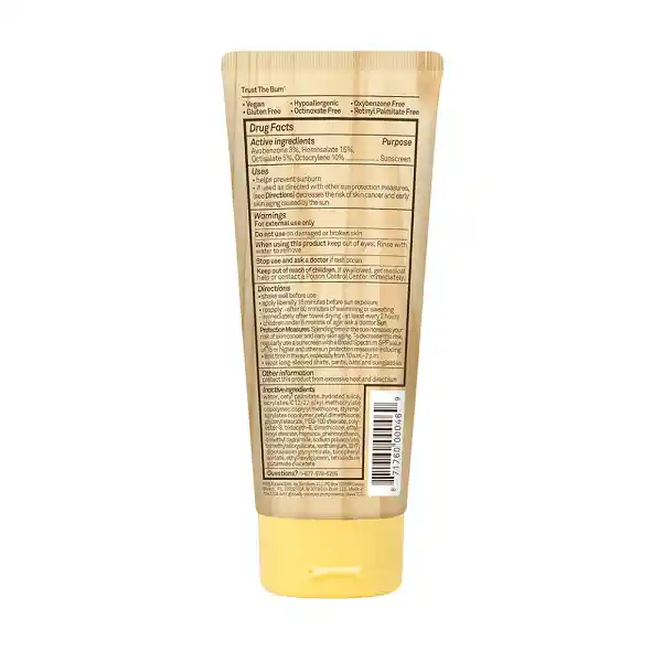 Loción Protecccion Solar Sun Bum Spf 70 177ml