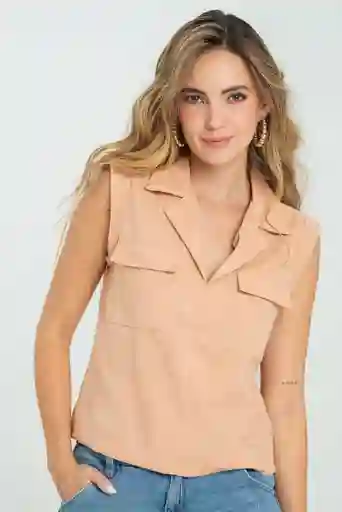 Blusa Zhira Color Rosado Salmon Talla L