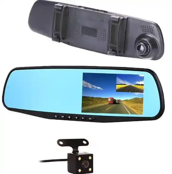 Cámara Y Espejo Retrovisor De Carro
