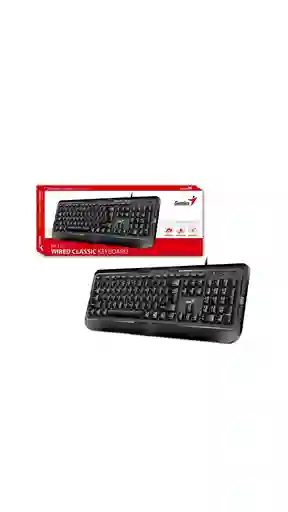 Teclado Usb Genius Kb-118 Resistente A Salpicaduras