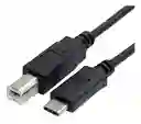 Cable Tipo C A Usb B Impresora Multifuncional 3 Metros