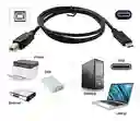 Cable Tipo C A Usb B Impresora Multifuncional 3 Metros