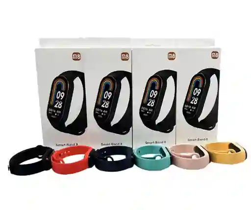 Pulsera Smart Band M8 Deportivo, Inteligente, Ritmo Cardiaco.