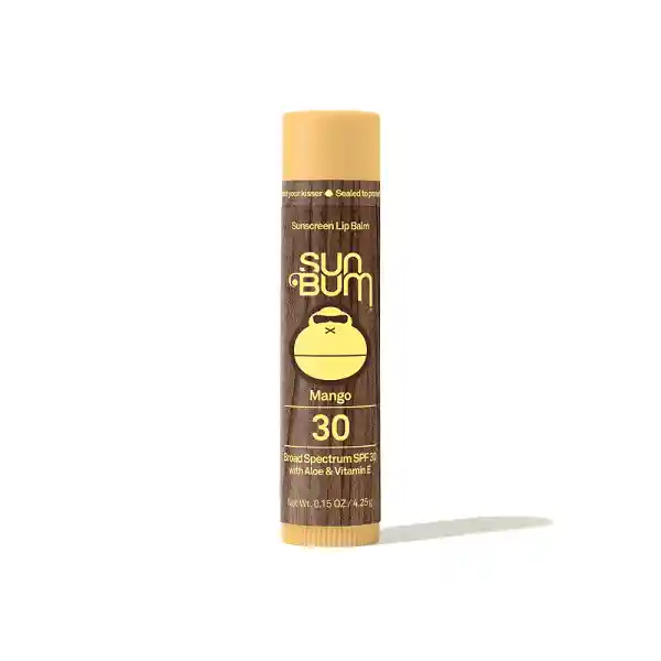 Bálsamo Labial Con Protector Solar Sun Bum Mango Fps 30 4.25ml