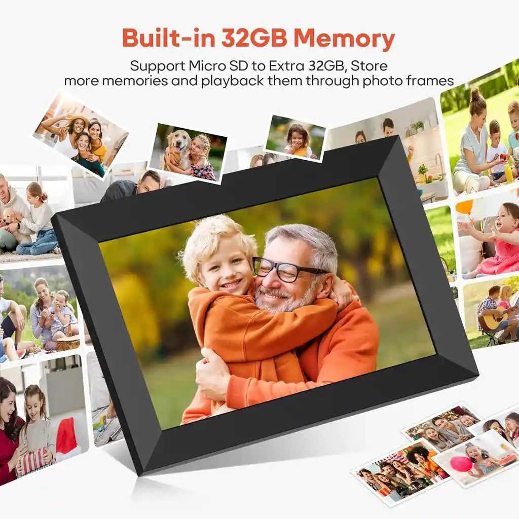 Porta Retratos Digital Full Hd 10 Pulgadas 16 Gb Wifi 102k