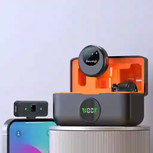 Micrófono Profesional Sx29 Pro Magnético Solapa Reducción De Ruido