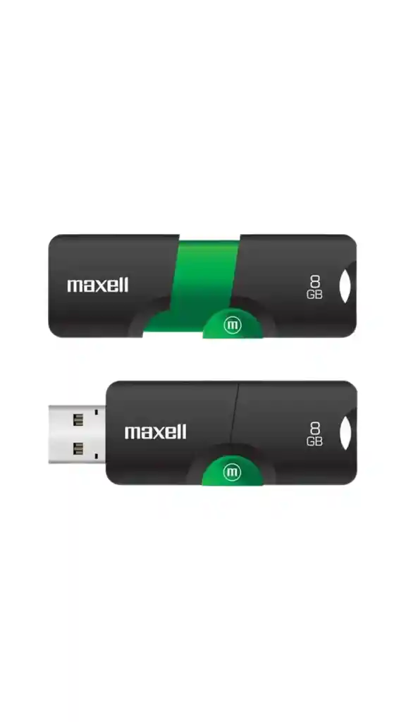 Memoria Usb 2.0 8gb Maxell Usbf-8 – Almacenamiento Portátil Confiable