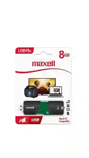 Memoria Usb 2.0 8gb Maxell Usbf-8 – Almacenamiento Portátil Confiable