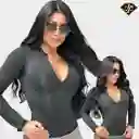 Body Manga Larga Cierre