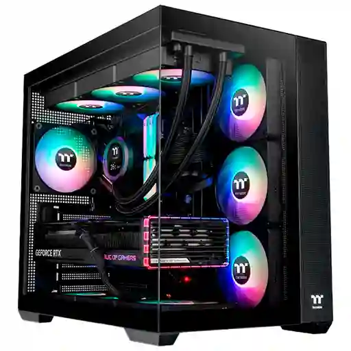 Caja Atx Thermaltake View 380 Tg Argb (negro)