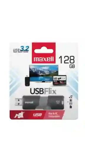 Memoria Usb 3.2 128gb Maxell Usbf-128 – Almacenamiento Portátil De Alta Velocidad