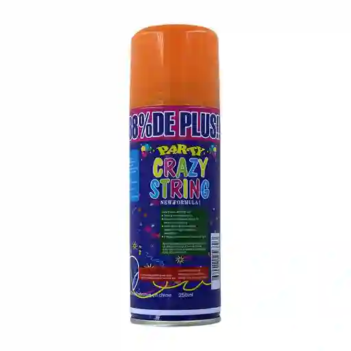 Serpentina En Spray Color Naranja 250 Ml