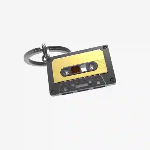 Llavero Cassette Negro