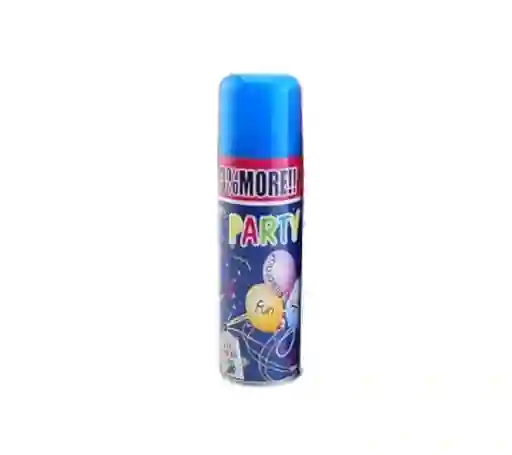 Serpentina En Spray Color Azul 250 Ml