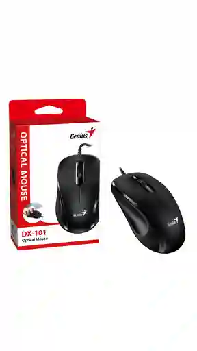 Mouse Usb Genius Dx-120 Óptico 1000 Dpi Negro