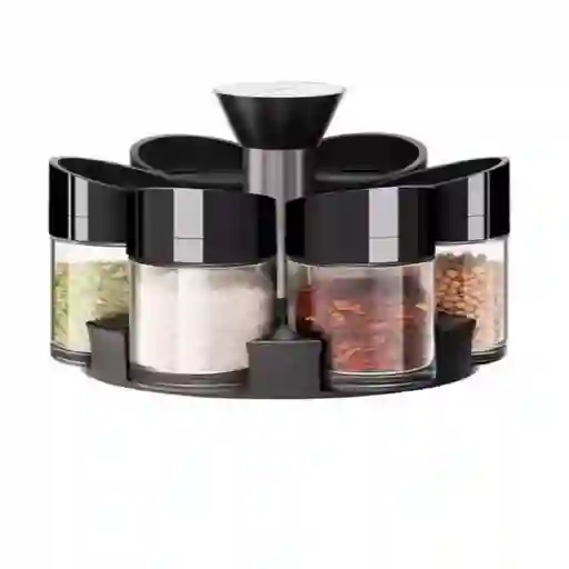 Condimentero Giratorio Para Especias Cocina Organizador X 6