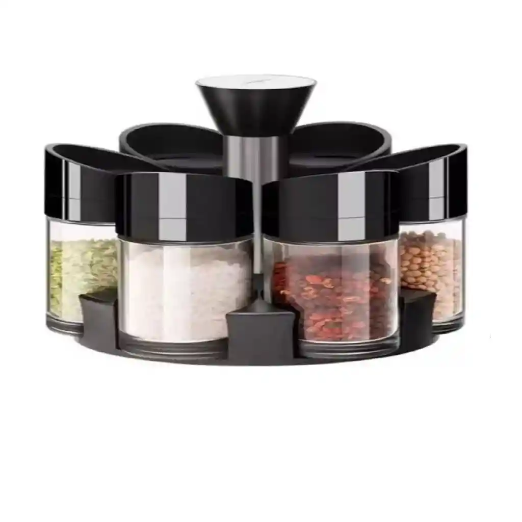 Condimentero Giratorio Para Especias Cocina Organizador X 6