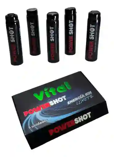 Power Shot Vital – Potenciador Masculino Natural X5 Und