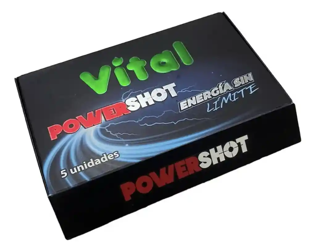 Power Shot Vital – Potenciador Masculino Natural X5 Und