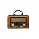 Radio Am/fm Bluetooth Multibandas Usb Vintage Recargable