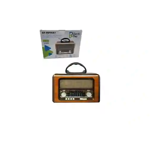 Radio Am/fm Bluetooth Multibandas Usb Vintage Recargable