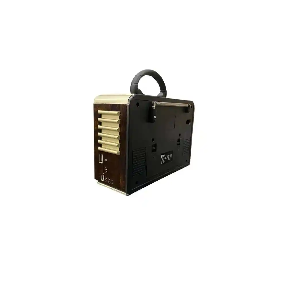 Radio Am/fm Bluetooth Multibandas Usb Vintage Recargable
