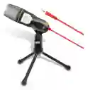 Micrófono Condensador Camara Pc Computador Celular + Trípode