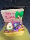 Caja Regalo Dulces Mas Llavero Aguacate