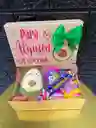 Caja Regalo Dulces Mas Llavero Aguacate