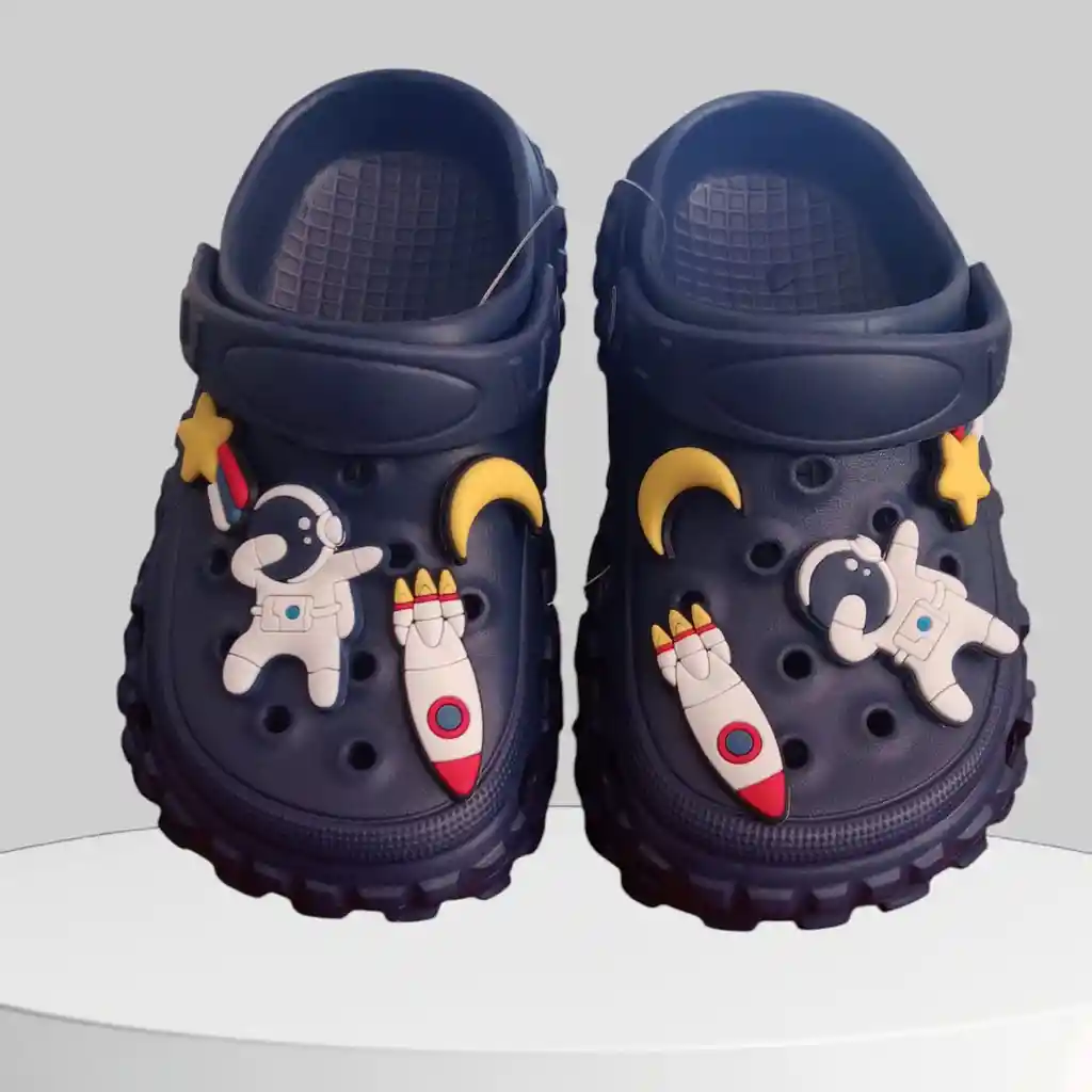 Chancla Cross Niños Azul Talla 28