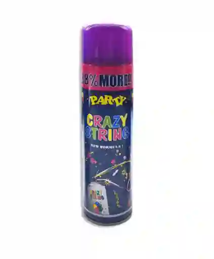 Serpentina En Spray Color Morado 350 Ml