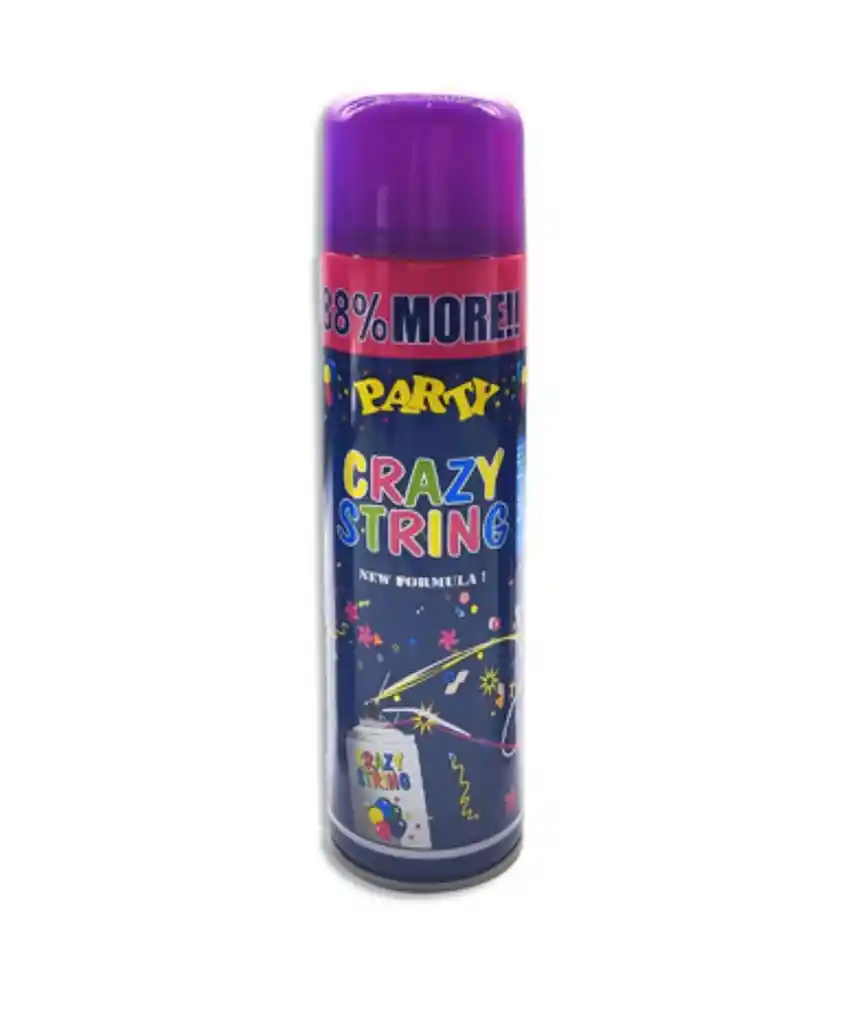 Serpentina En Spray Color Morado 350 Ml